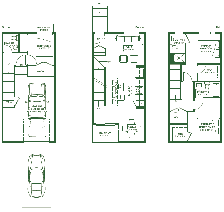 The Grove Townhome - Wildflower, Airdrie