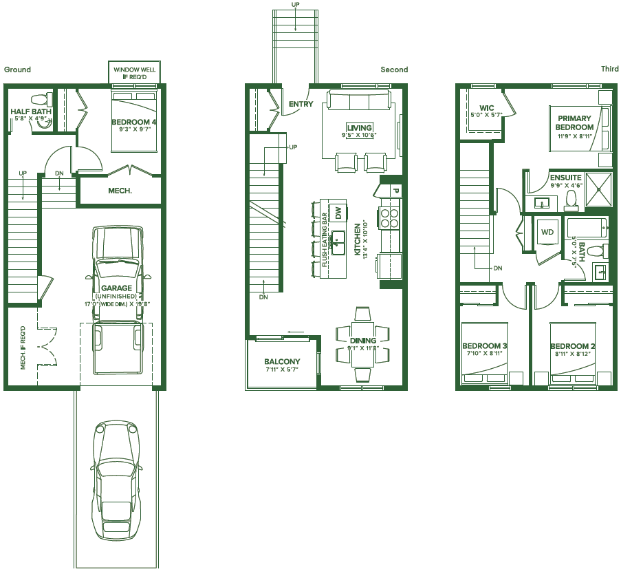 The Grove Townhome - Wildflower, Airdrie