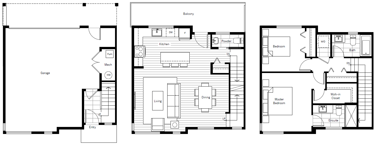 3 Story Townhomes - SW Calgary