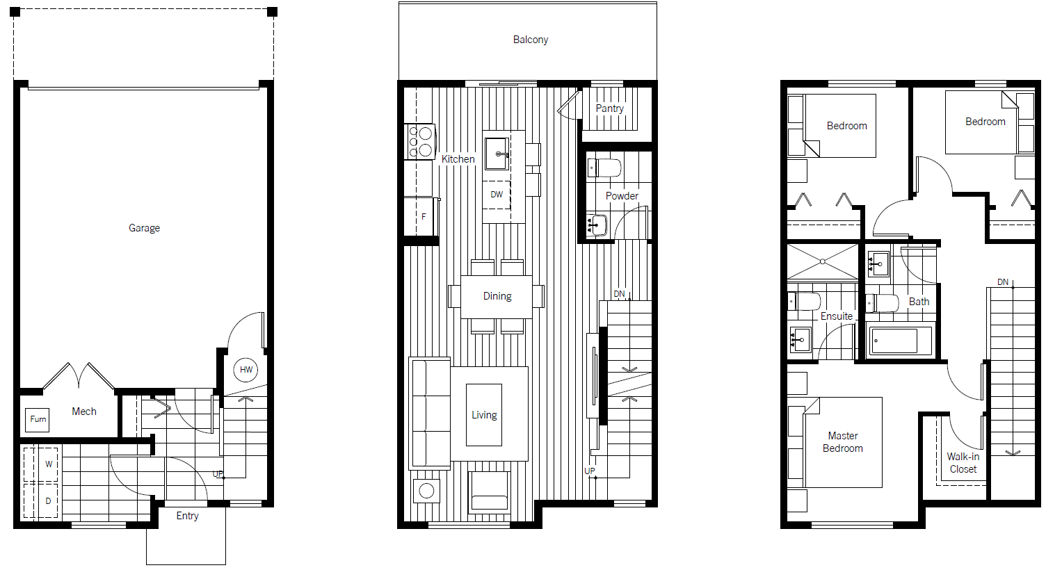 3 Story Townhomes - SW Calgary