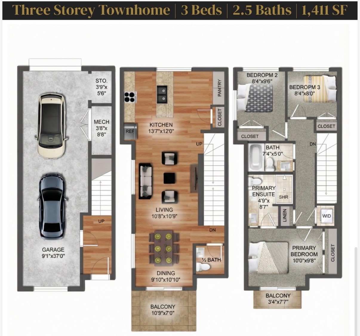 Townhome MPH - Belvedere, Calgary
