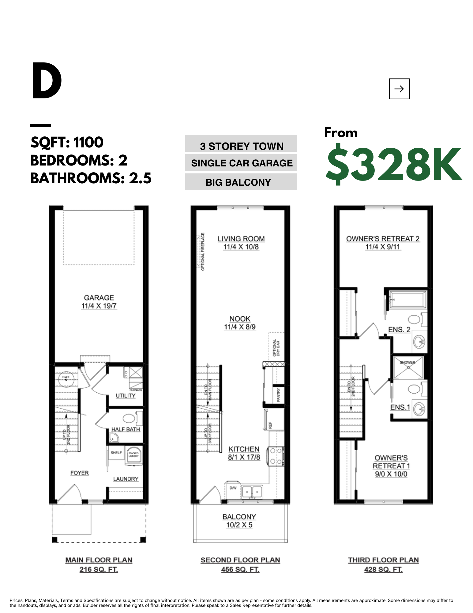 Low Fee Townhome - West Secord, Edmonton